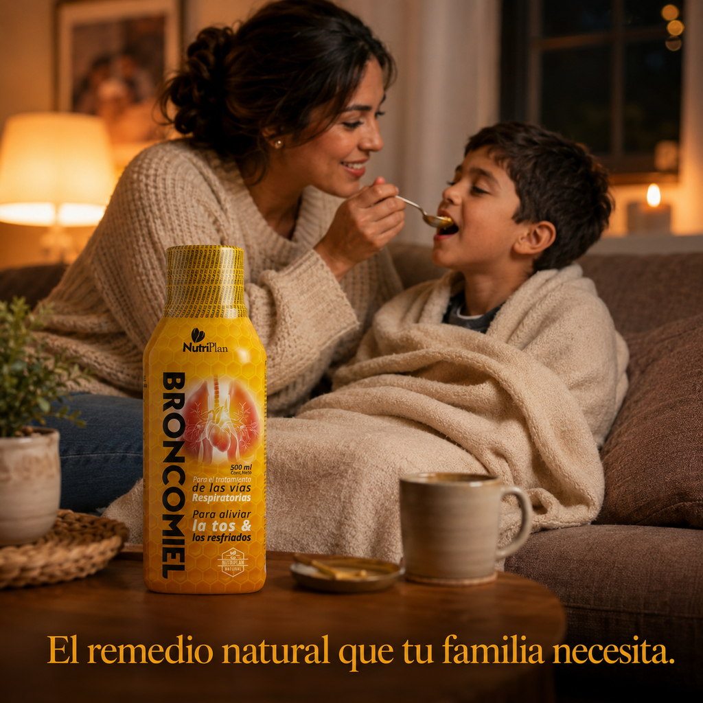 Broncomiel NutriPlan Natural 500 ml para vías respiratorias