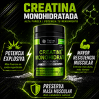 Creatina Monohidratada Salus Nutrainc con Complejo B NutriPlan