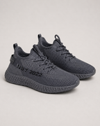 Tenis Deportivo Tejido Gris Oscuro NB7-2023 Para Hombre
