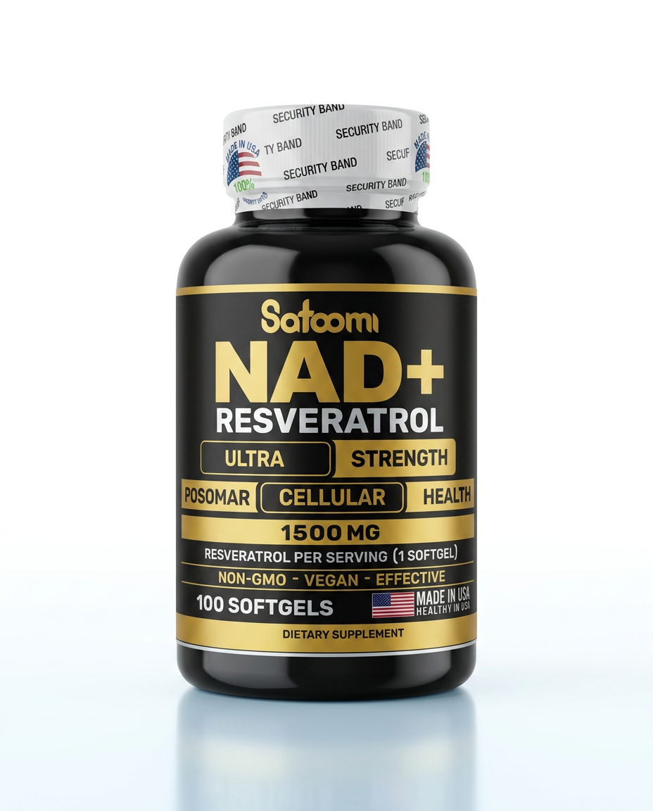 NAD+ Resveratrol Satoomi Ultra Strength 1500 mg