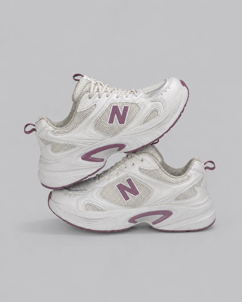 Tenis New Balance 530 Blanco Lila