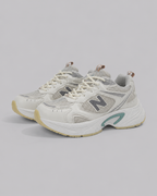 Tenis New Balance 530 Blanco Gris Verde Agua
