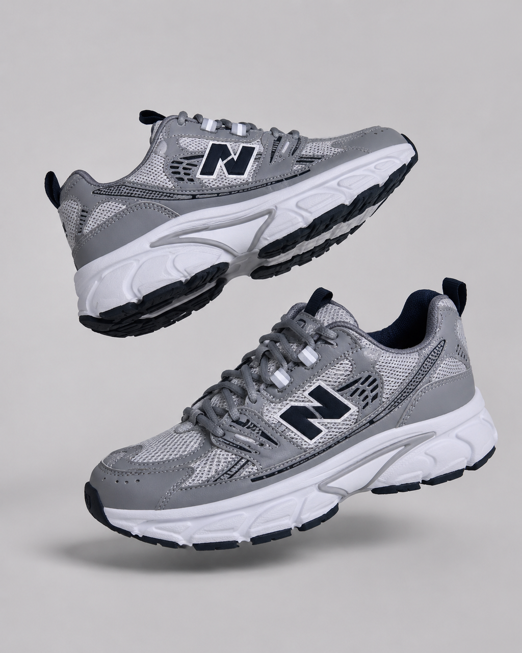 Tenis New Balance 530 Gris Negro Para Hombre