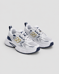 Tenis New Balance 530 Blanco Azul Dorado Para Hombre