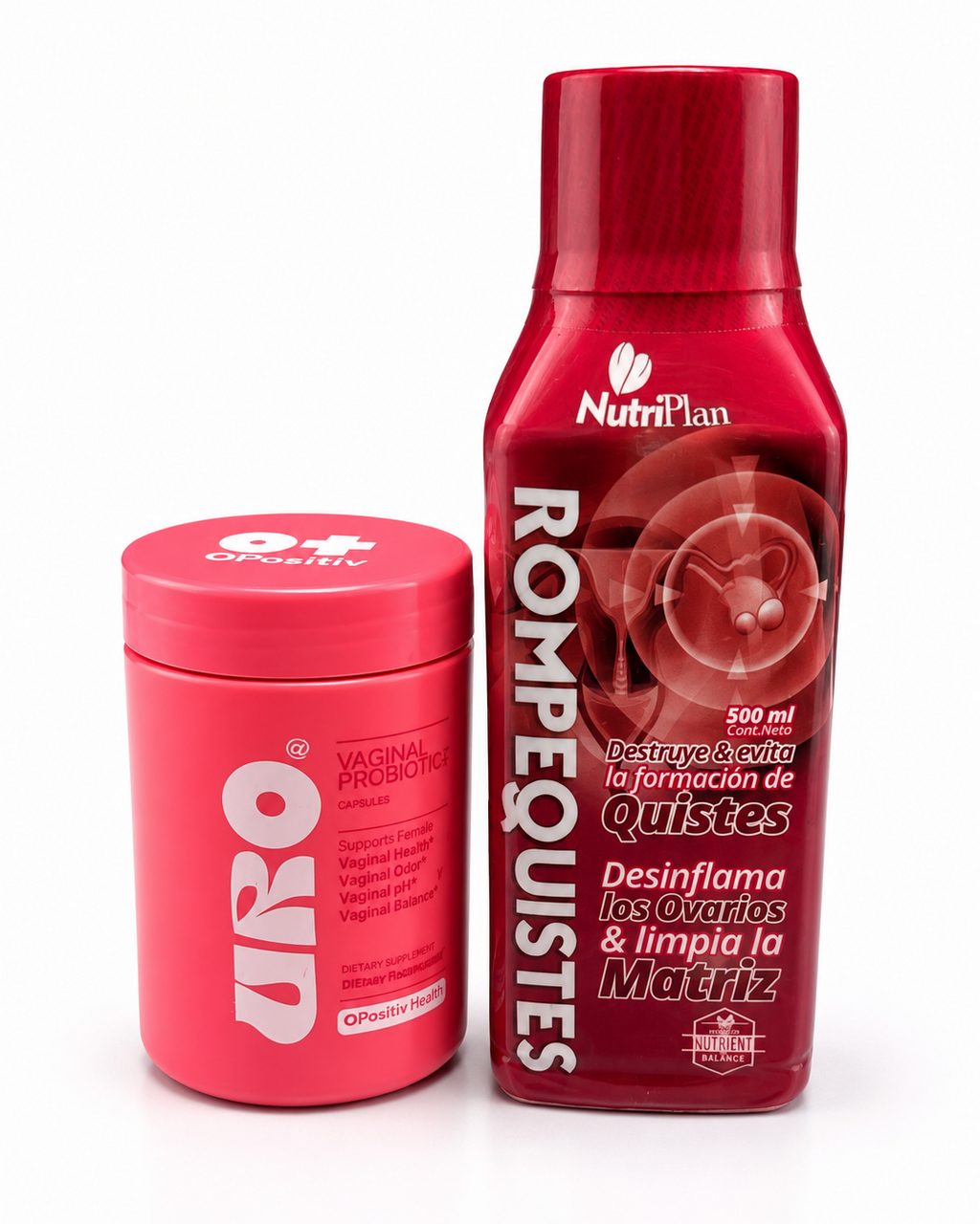 Probiótico Vaginal OPositive con Rompequistes NutriPlan 500 ml