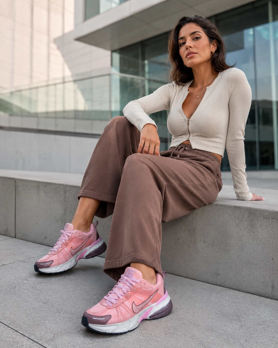 Tenis Nike V2K Run Rosado