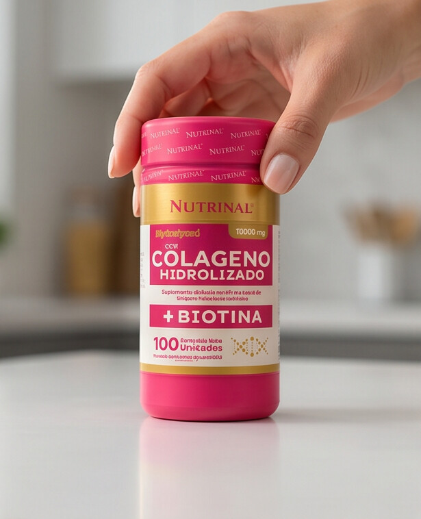 Colágeno Hidrolizado Nutrinal con Biotina y Wellesse Colágeno Vitamina E