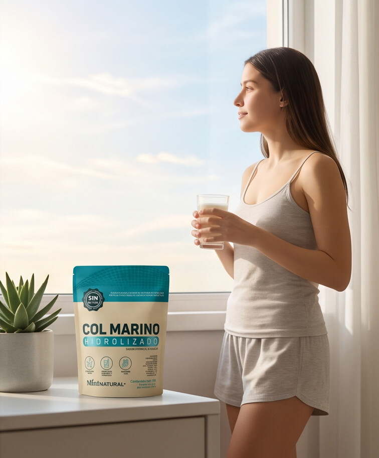 Colágeno Marino Hidrolizado Mint Natural sabor vainilla 100 g