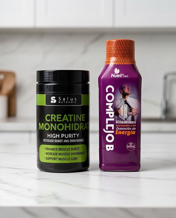 Creatina Monohidratada Salus Nutrainc con Complejo B NutriPlan