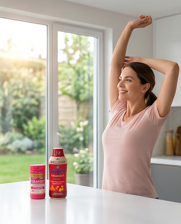 Colágeno Hidrolizado Nutrinal con Biotina y Wellesse Colágeno Vitamina E